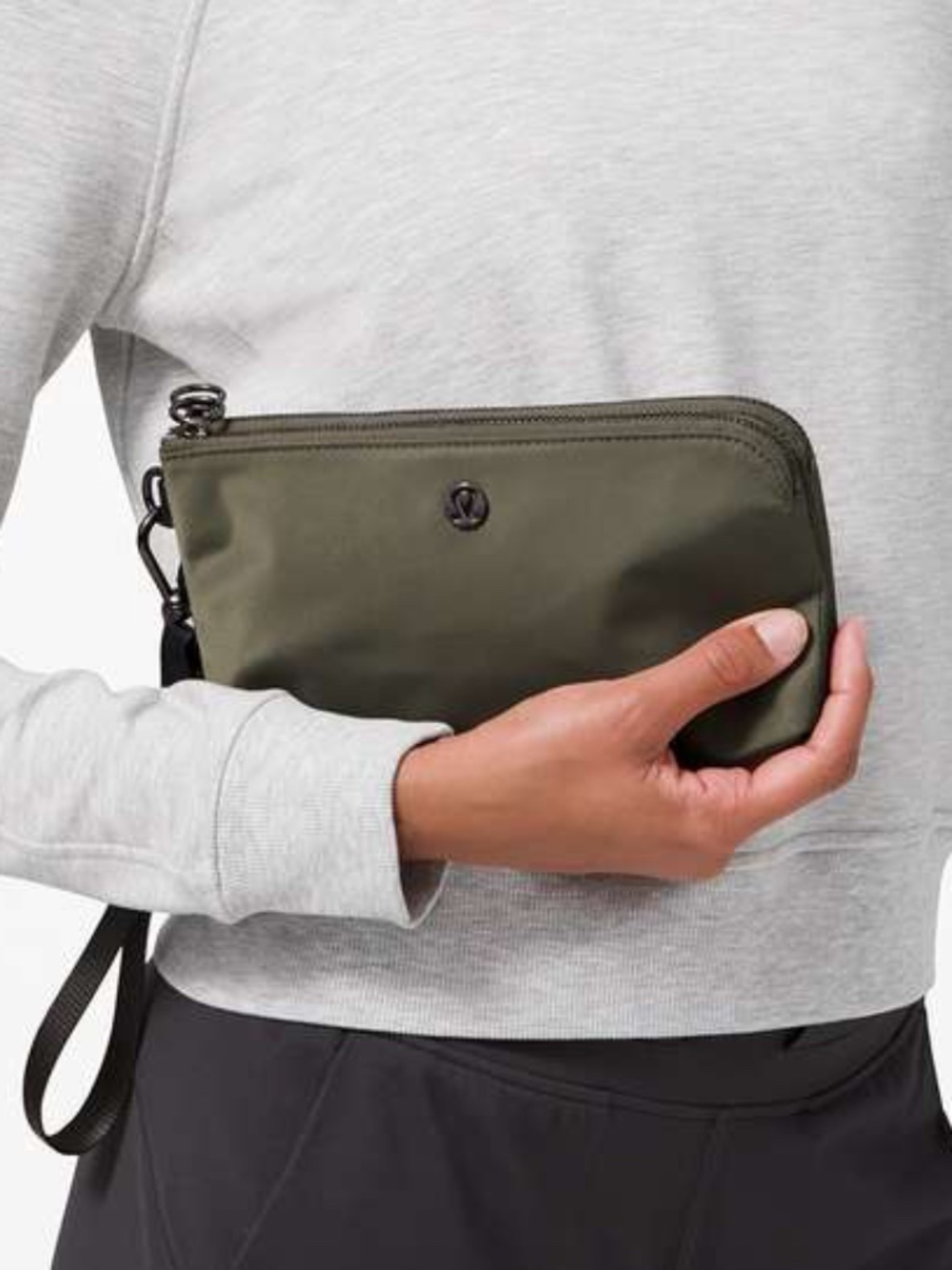 Lululemon Now & Always Pouch/wristlet. Dual zip